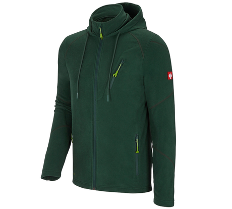 Primary image Hooded fleece jacket e.s.motion 2020 green