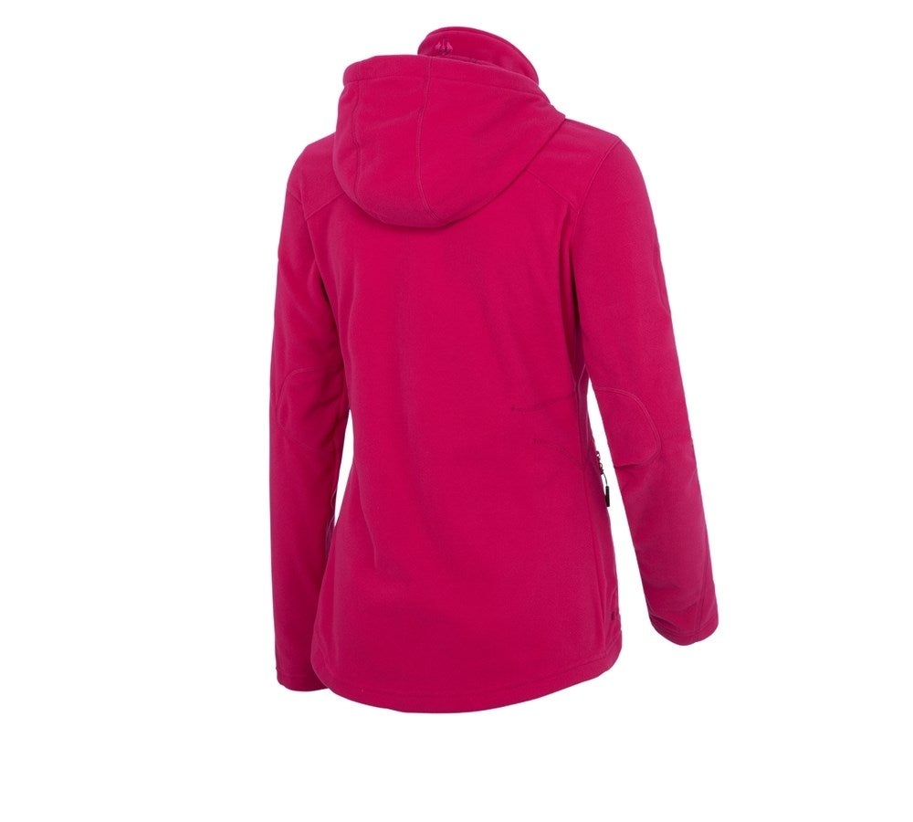 Secondary image Hooded fleece jacket e.s.motion 2020, ladies' berry