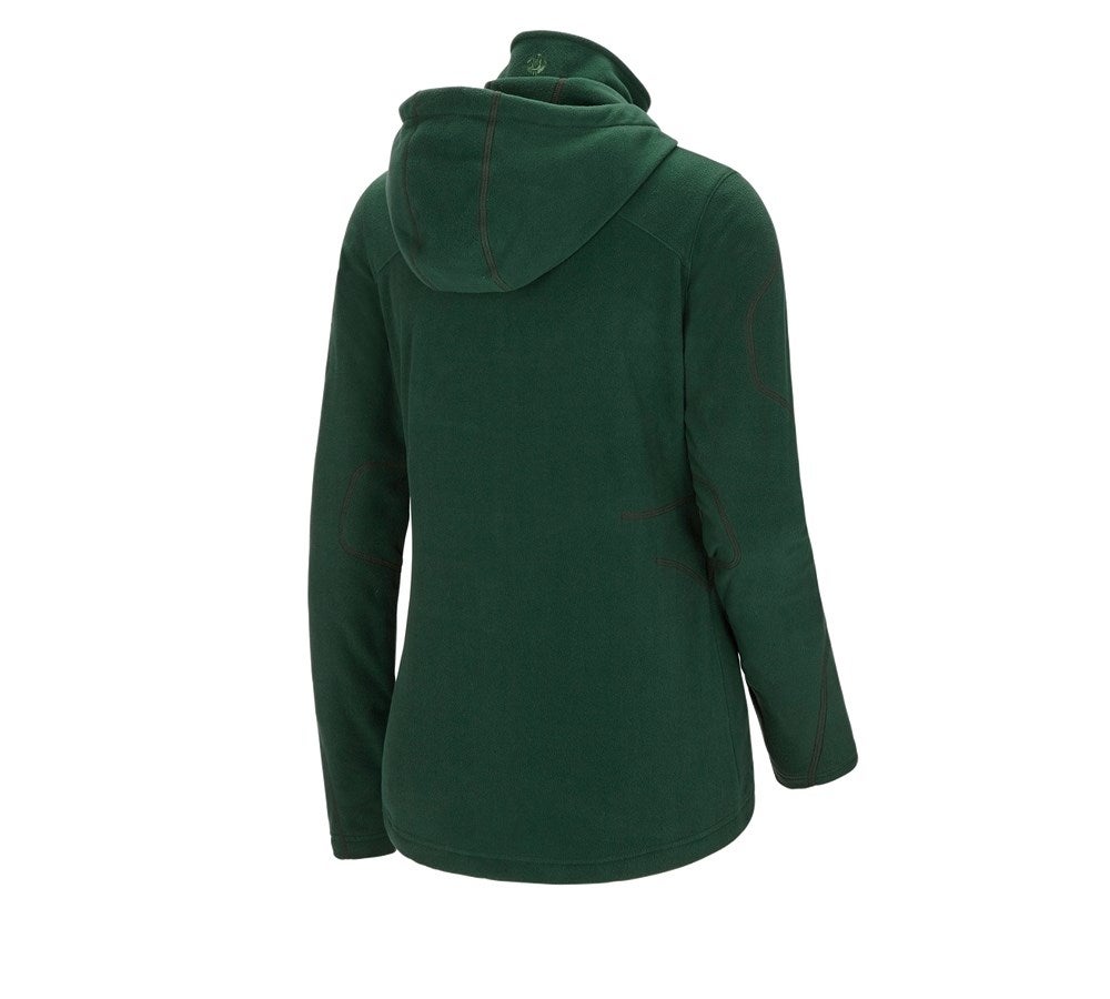 Secondary image Hooded fleece jacket e.s.motion 2020, ladies' green