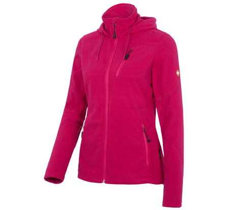 Primary image Hooded fleece jacket e.s.motion 2020, ladies' berry