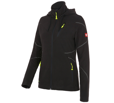 Primary image Hooded fleece jacket e.s.motion 2020, ladies' black