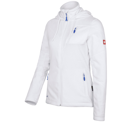 Primary image Hooded fleece jacket e.s.motion 2020, ladies' white