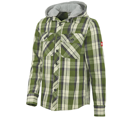 Primary image Hooded shirt e.s.roughtough forest/titanium/nature