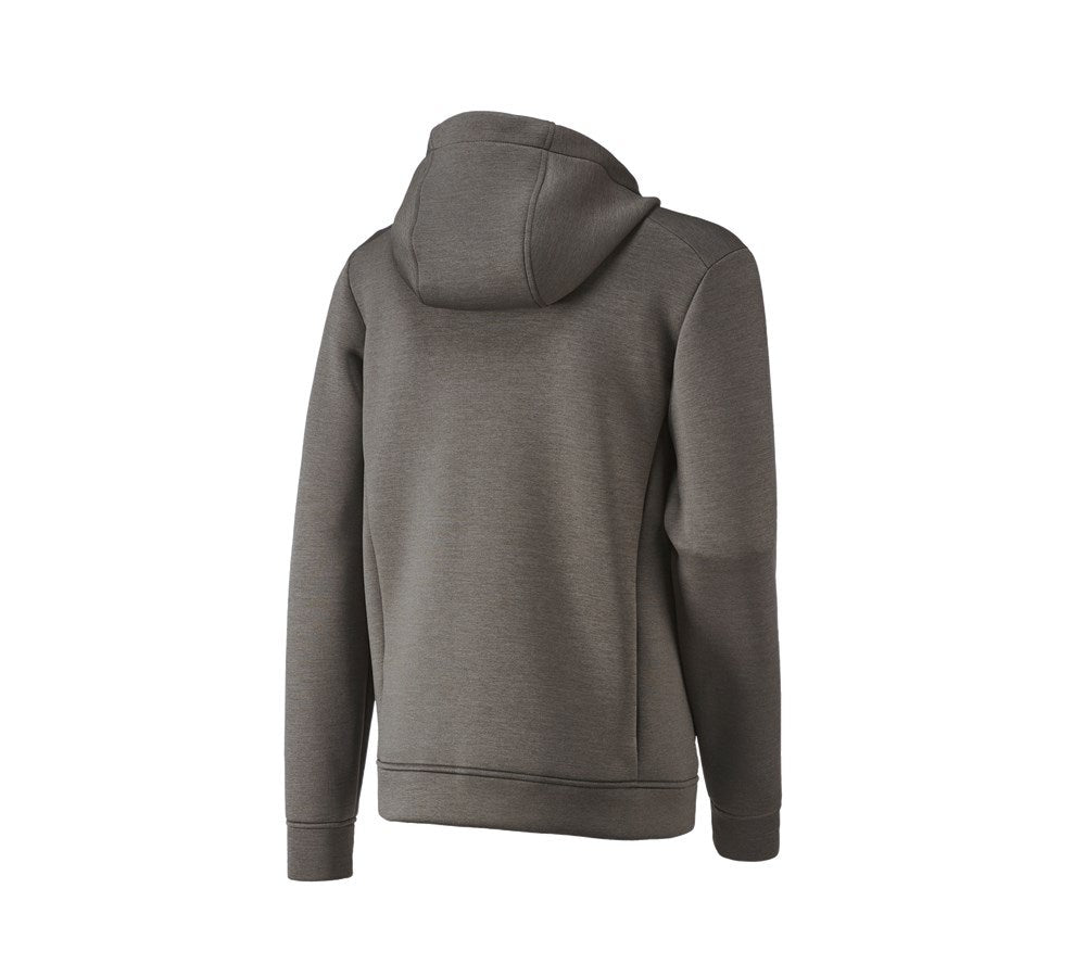 Secondary image Hooded jacket climafoam e.s.dynashield thyme melange