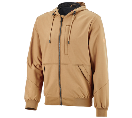 Primary image Hooded jacket e.s.iconic almondbrown
