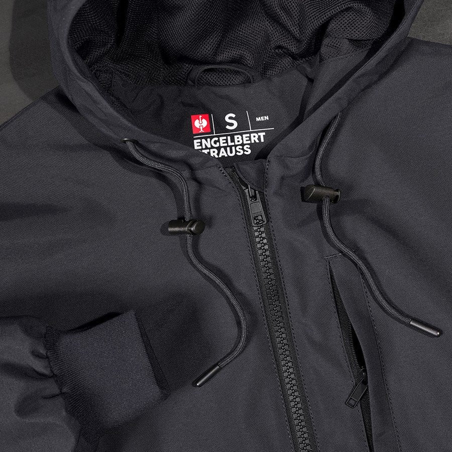 Detailed image Hooded jacket e.s.iconic black