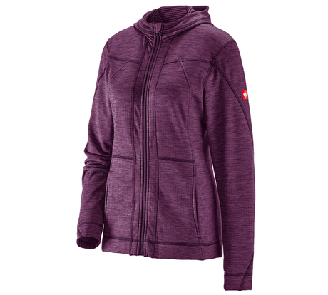 Primary image Hooded jacket isocell e.s.dynashield, ladies' specialpurple melange