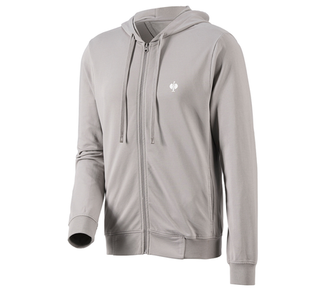 Primary image Hooded sweat jacket e.s.motion ten opalgrey vintage