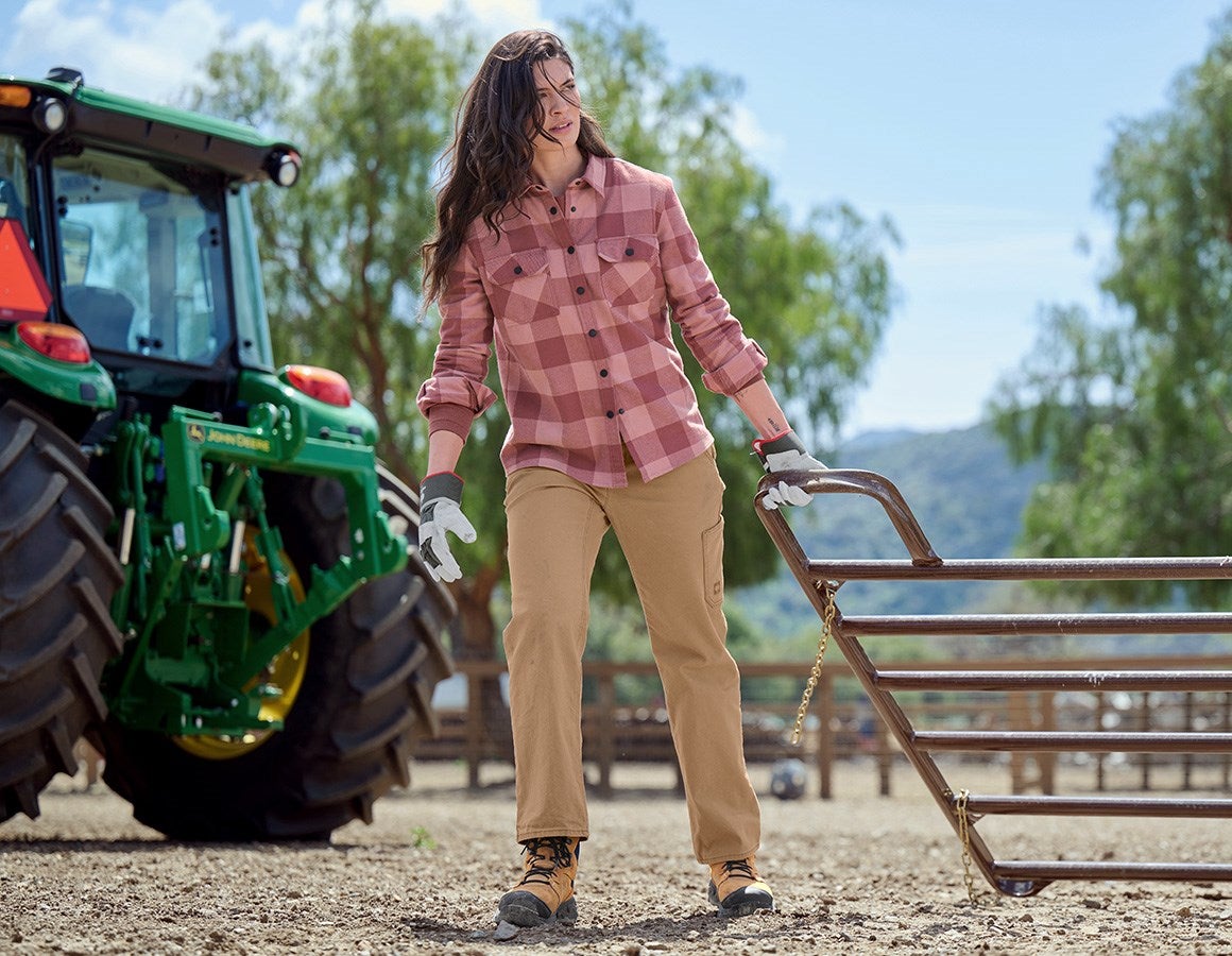 Additional image 7 Check shirt e.s.iconic, ladies' quartz pink/oxidred