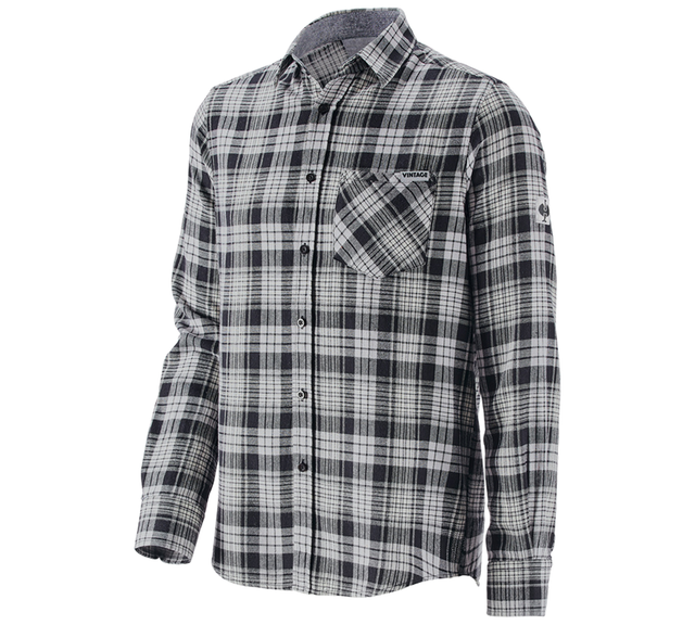 Primary image Check shirt e.s.vintage black checked