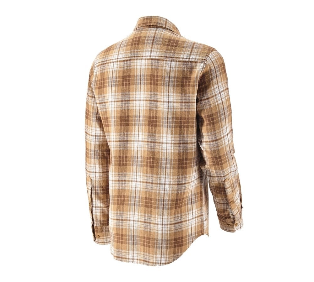 Secondary image Check shirt e.s.vintage sepia checked