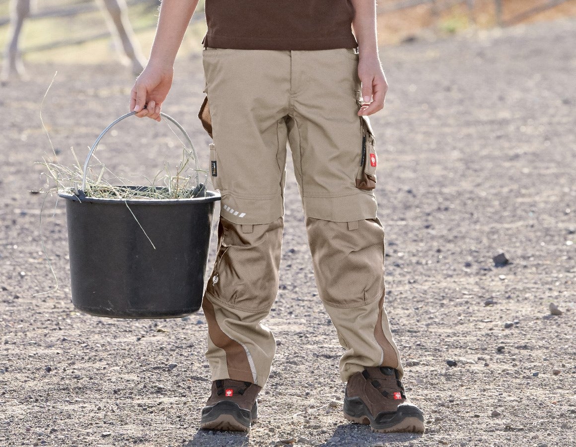 Main action image Children's trousers e.s.motion clay/peat