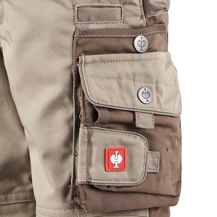 Detailed image Children's trousers e.s.motion Winter clay/peat