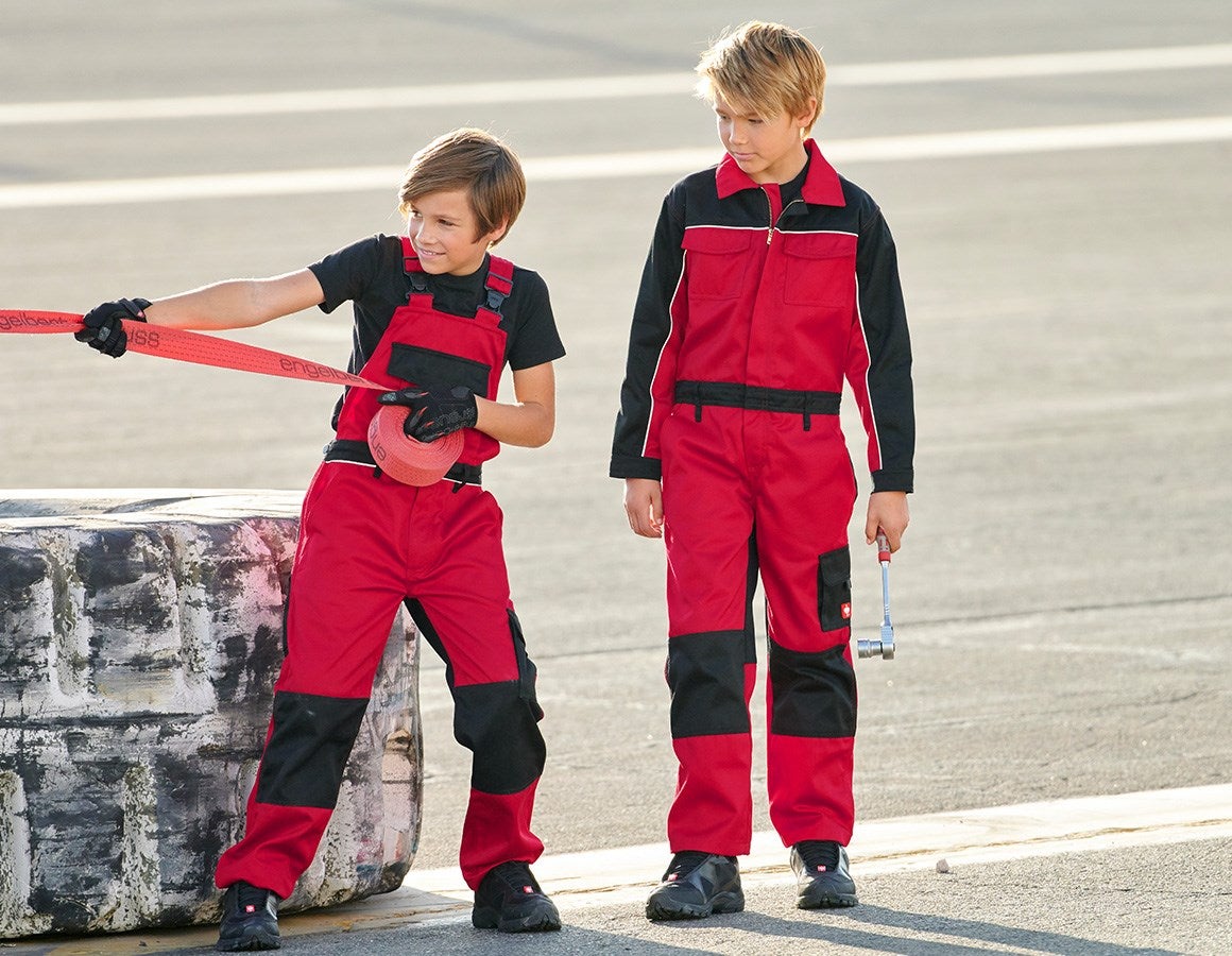 Additional image 1 Children's overall e.s.image red/black