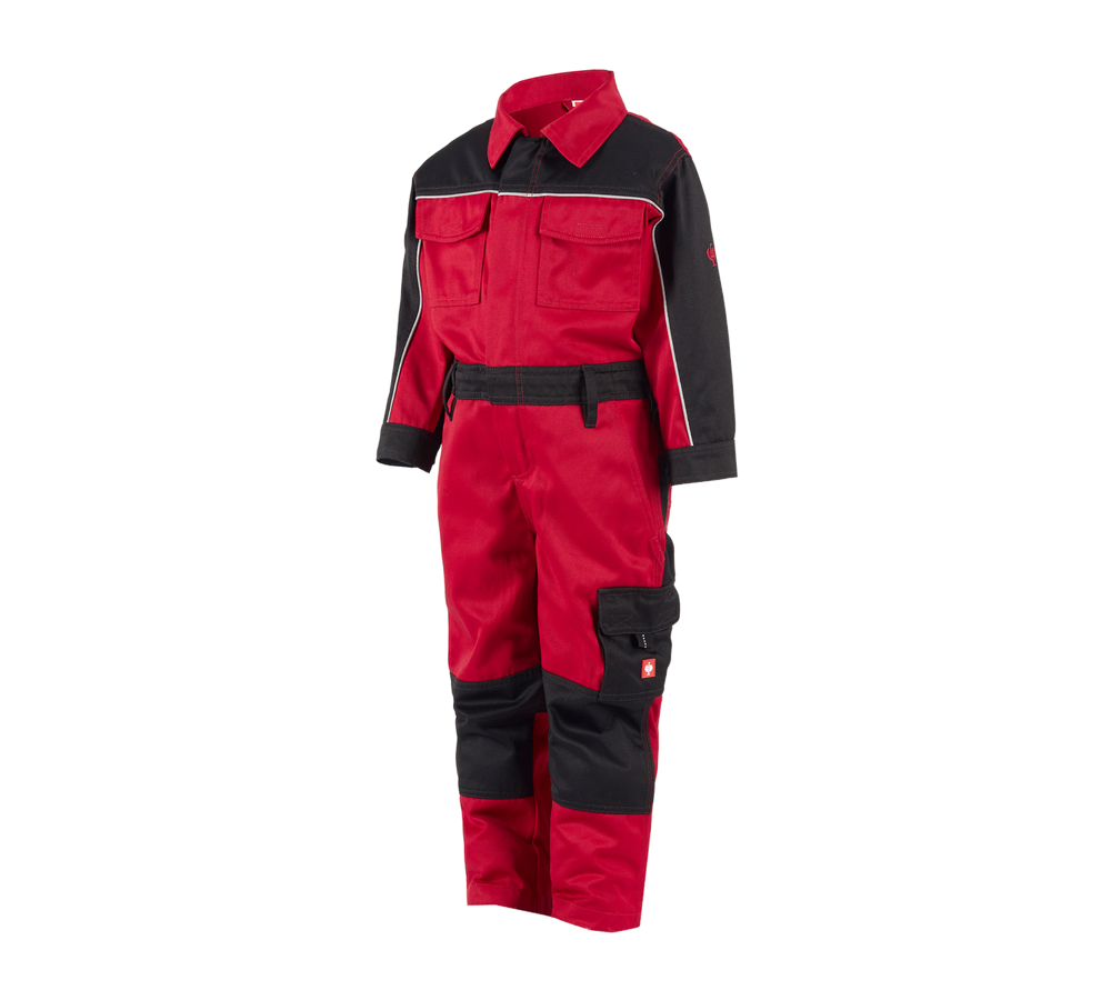 Primary image Children's overall e.s.image red/black