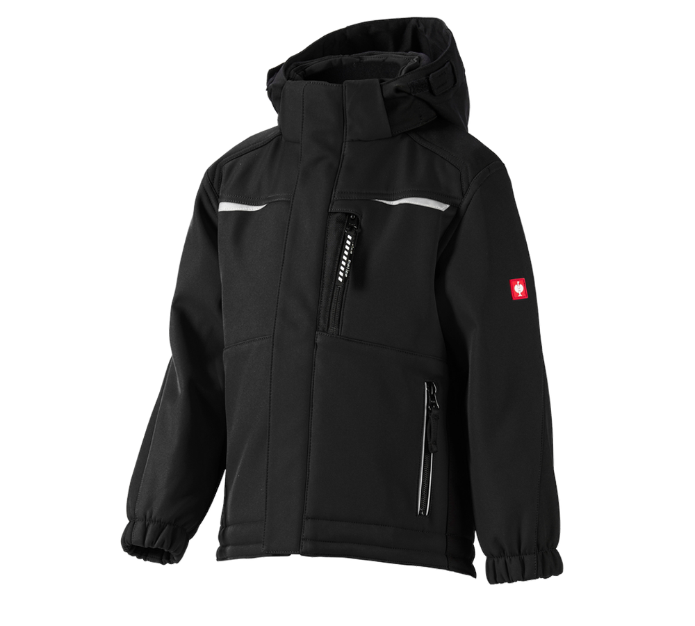 Primary image Children's softshell jacket e.s.motion black