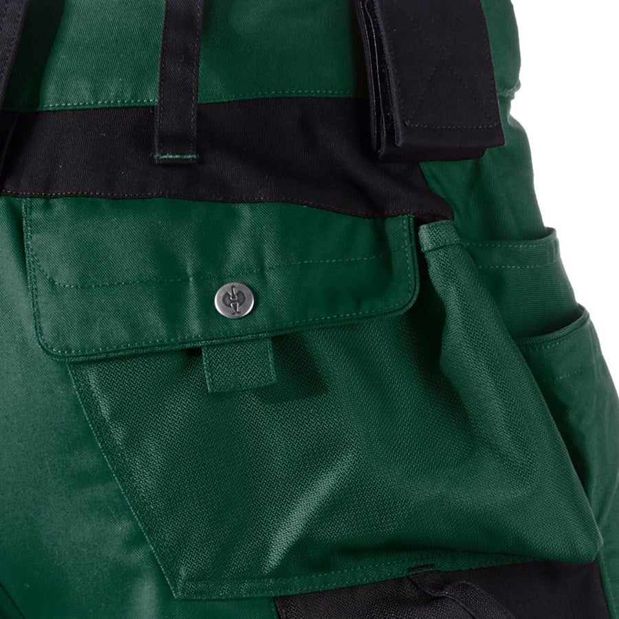 Detailed image Bib & brace e.s.motion green/black