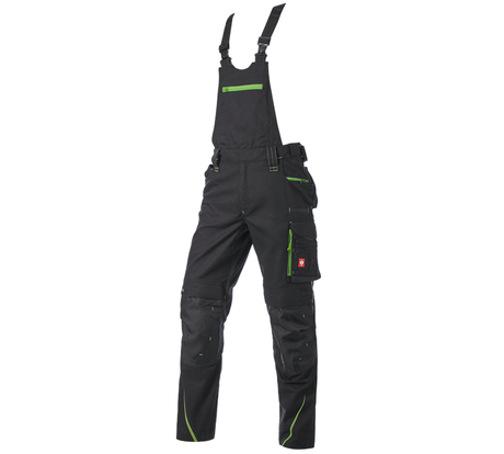 Primary image Bib & brace e.s.motion 2020 black/seagreen