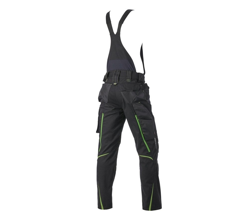Secondary image Bib & brace e.s.motion 2020 black/seagreen