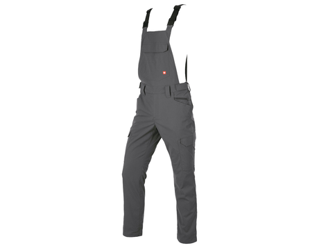 Primary image Bib & brace e.s.t:aktik light ripstop carbongrey