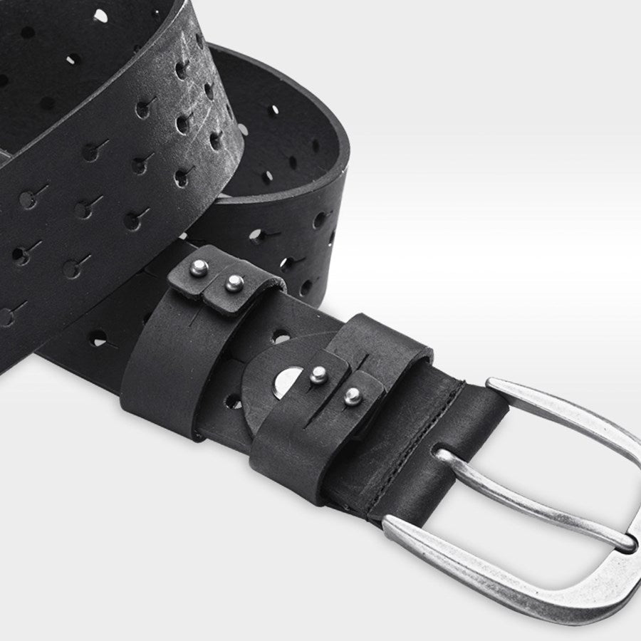 Detailed image Leather belt e.s.roughtough PX2 black
