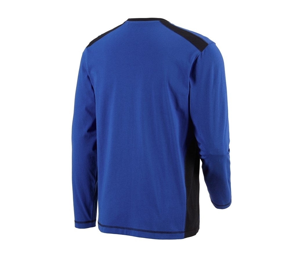 Secondary image Long sleeve cotton e.s.active royal/black