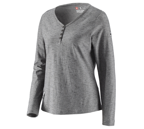 Primary image Longsleeve e.s.vintage, ladies' black melange