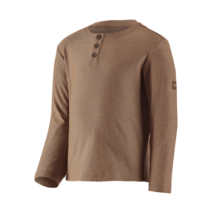 Primary image Longsleeve e.s.vintage, children's sepia melange