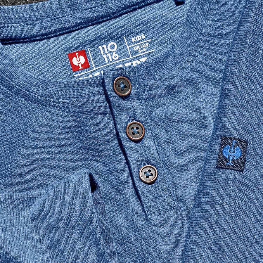 Detailed image Longsleeve e.s.vintage, children's arcticblue melange