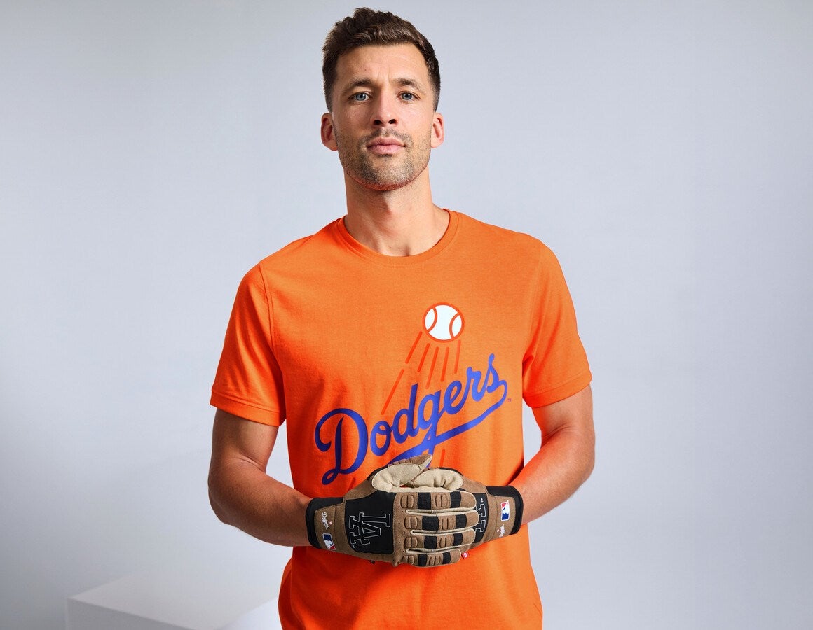 Additional image 1 MLB™ Mechanic's gloves LA brown/black