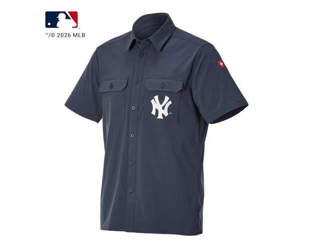 Primary image MLB Work shirt short sleeved NY blue