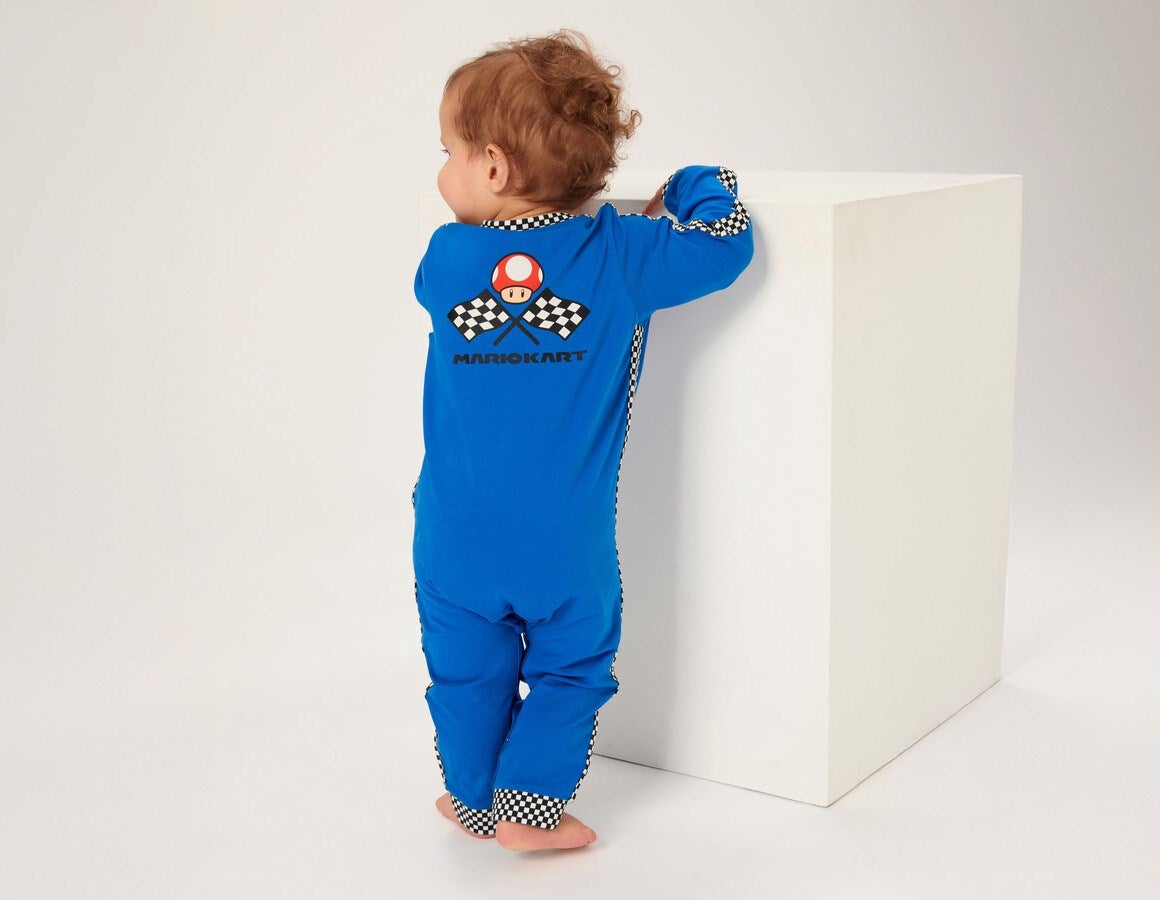 Additional image 1 Mario Kart Baby Bodysuit aurorablue
