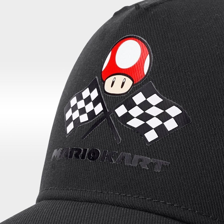 Detailed image Mario Kart Cap, children's black