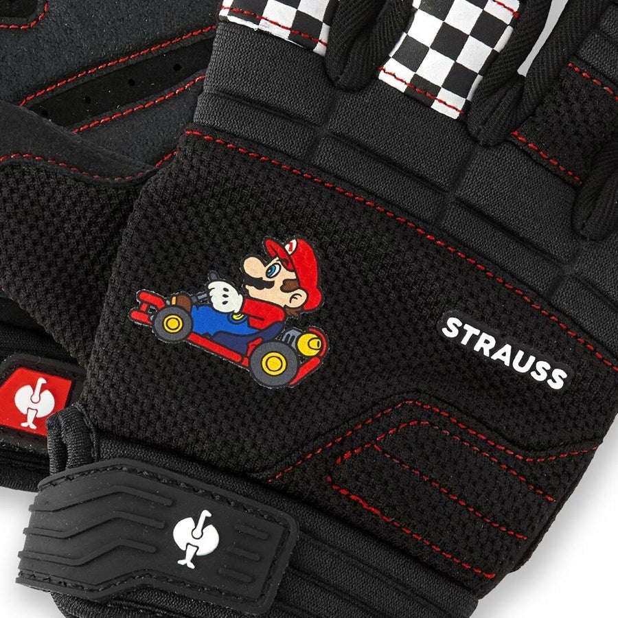 Detailed image Mario Kart Gloves, children's black