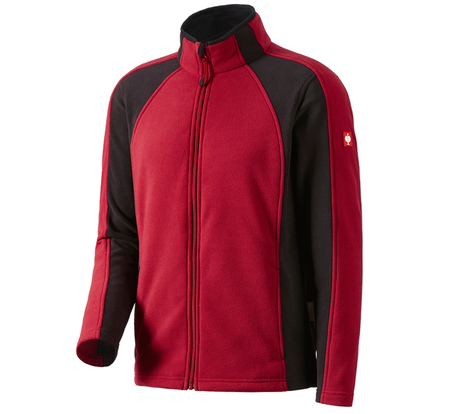 Primary image Microfleece jacket dryplexx® micro red/black