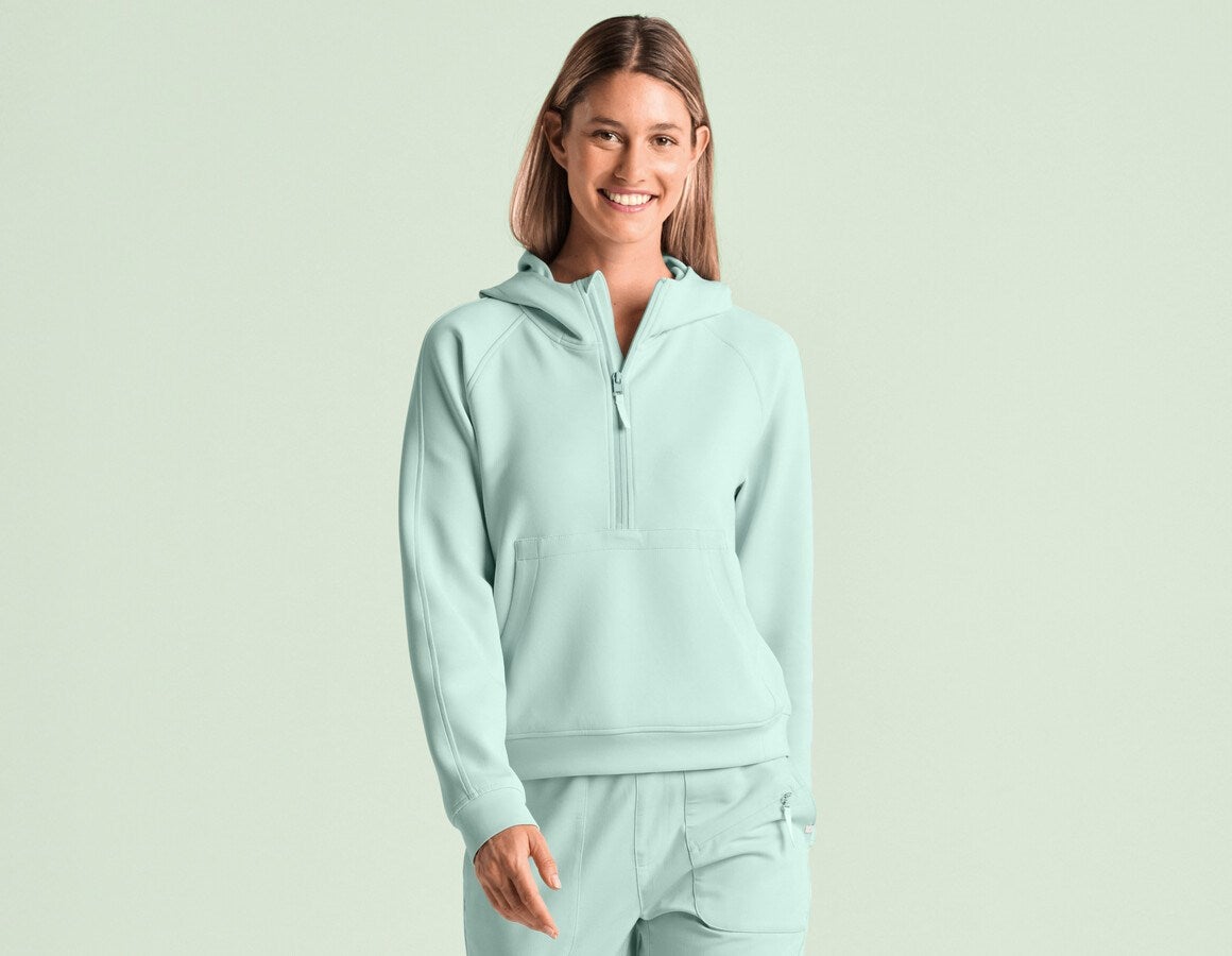 Main action image Modal Hoody e.s.avida, ladies' softgreen