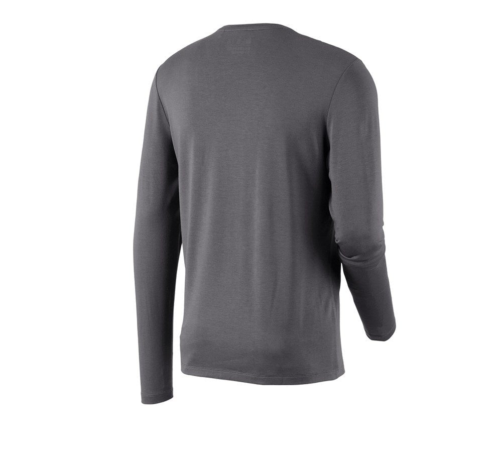 Secondary image Modal-Longsleeve e.s.concrete anthracite