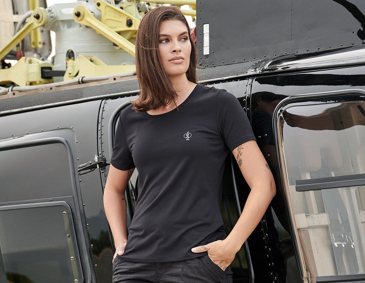 Main action image Modal-shirt e.s. ventura vintage, ladies' black