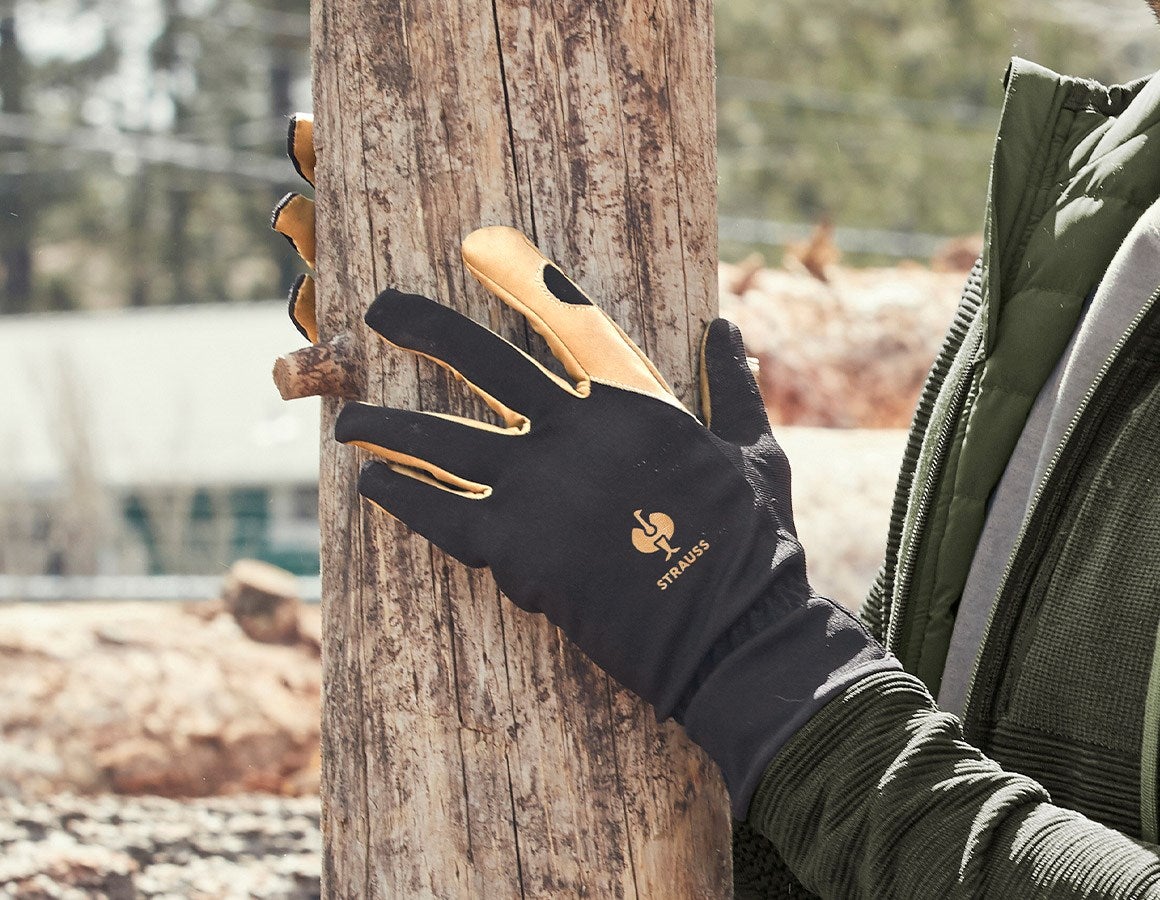 Additional image 1 Assembly gloves Intense light black/brown