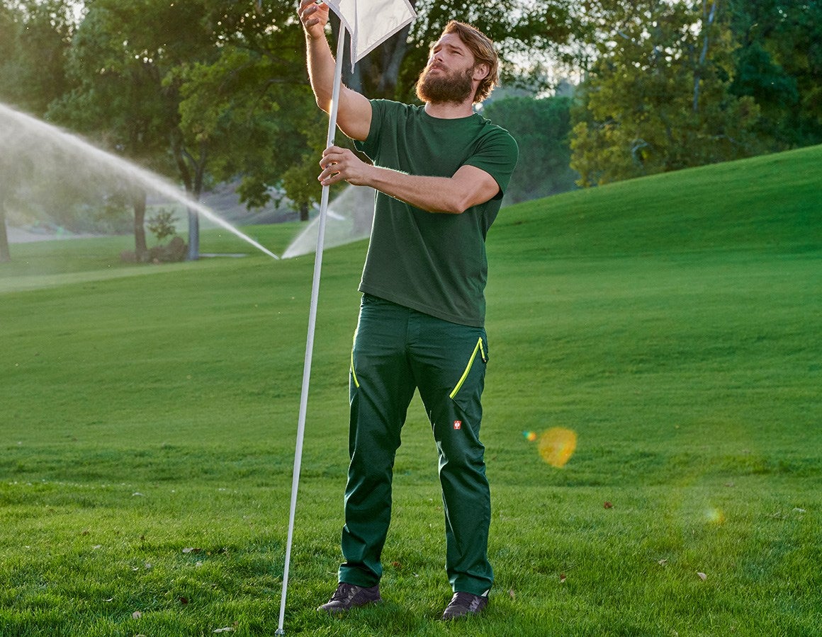 Additional image 2 Multipocket trousers e.s.ambition green/high-vis yellow