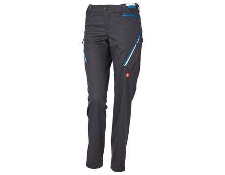 Primary image Multipocket trousers e.s.ambition, ladies' graphite/gentianblue