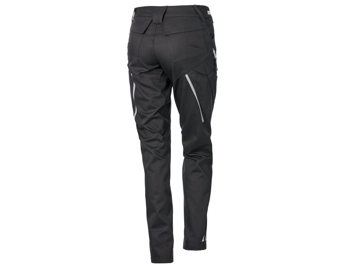 Secondary image Multipocket trousers e.s.ambition, ladies' black/platinum