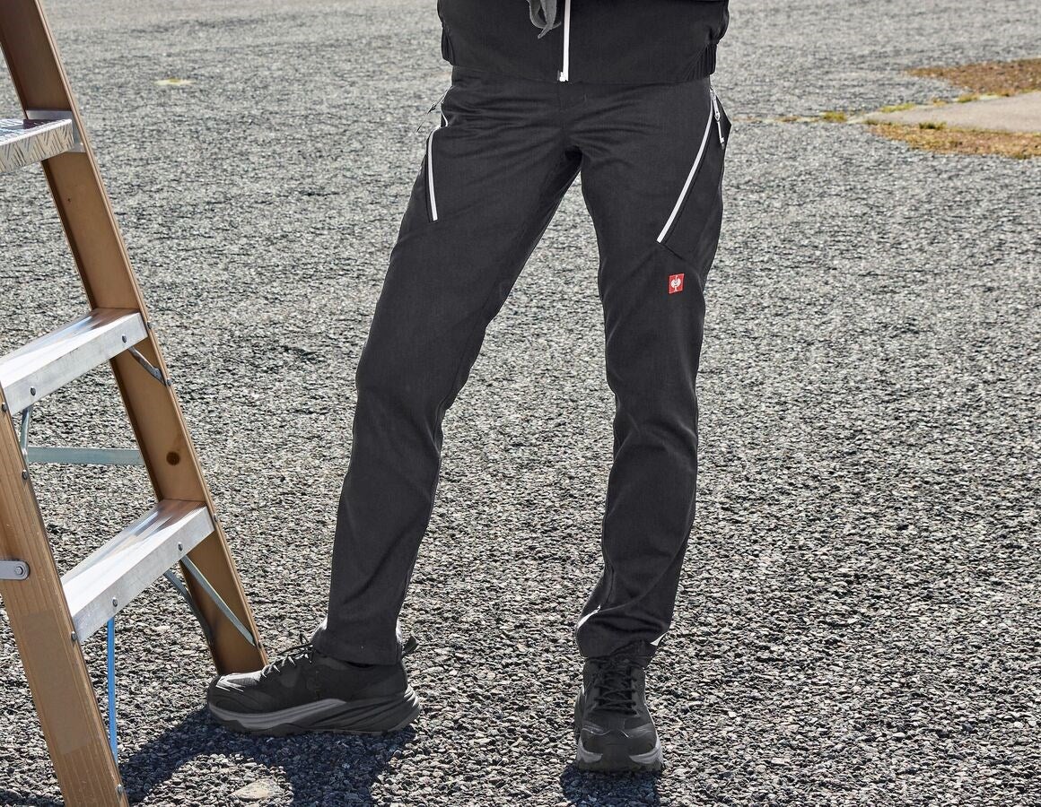 Main action image Multipocket trousers e.s.ambition, ladies' black/platinum