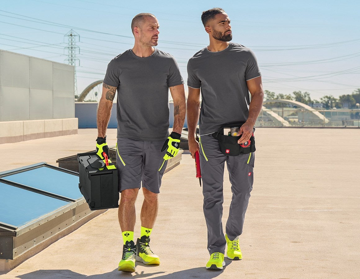Additional image 3 Multipocket shorts e.s.ambition anthracite/high-vis yellow