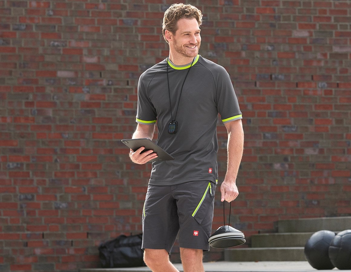 Additional image 4 Multipocket shorts e.s.ambition anthracite/high-vis yellow