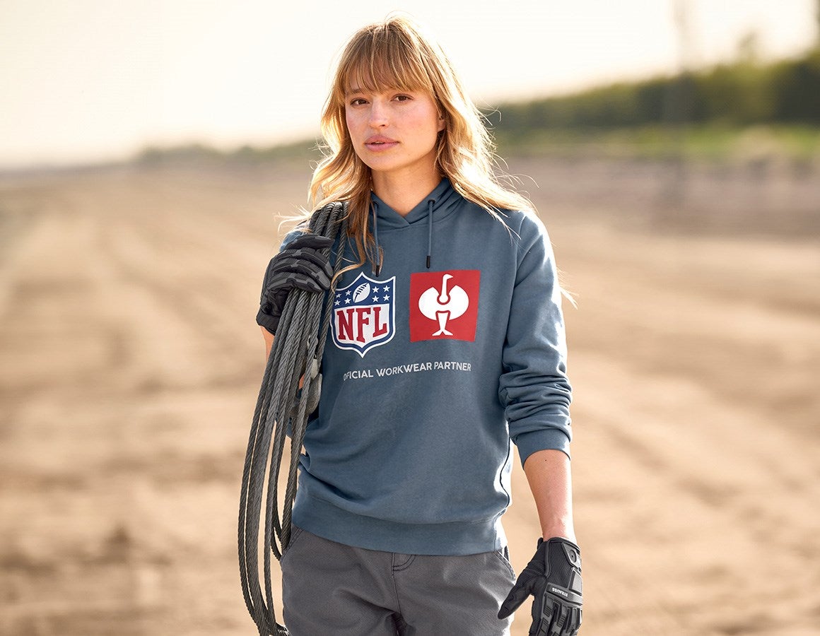 Main action image NFL Hoodie cotton, ladies oxidblue