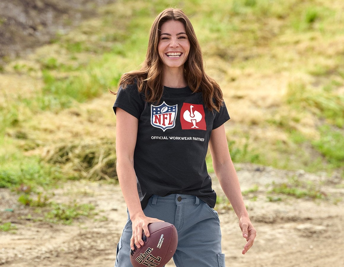 Additional image 1 NFL T-Shirt cotton, ladies black