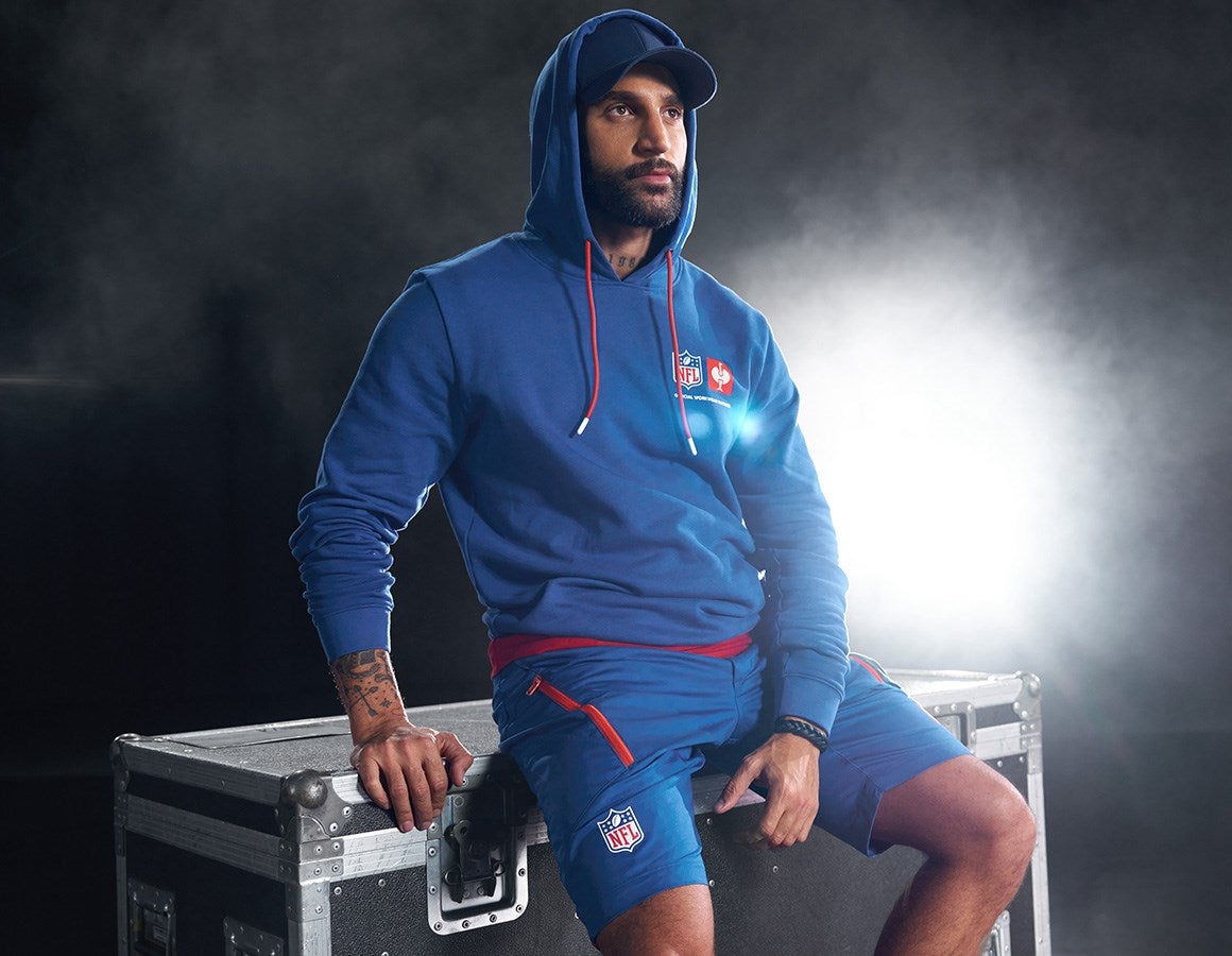 Additional image 2 NFL shorts neptune blue/straussred