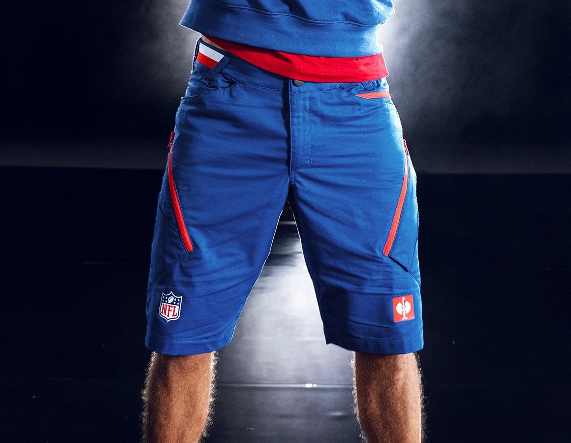 Main action image NFL shorts neptune blue/straussred