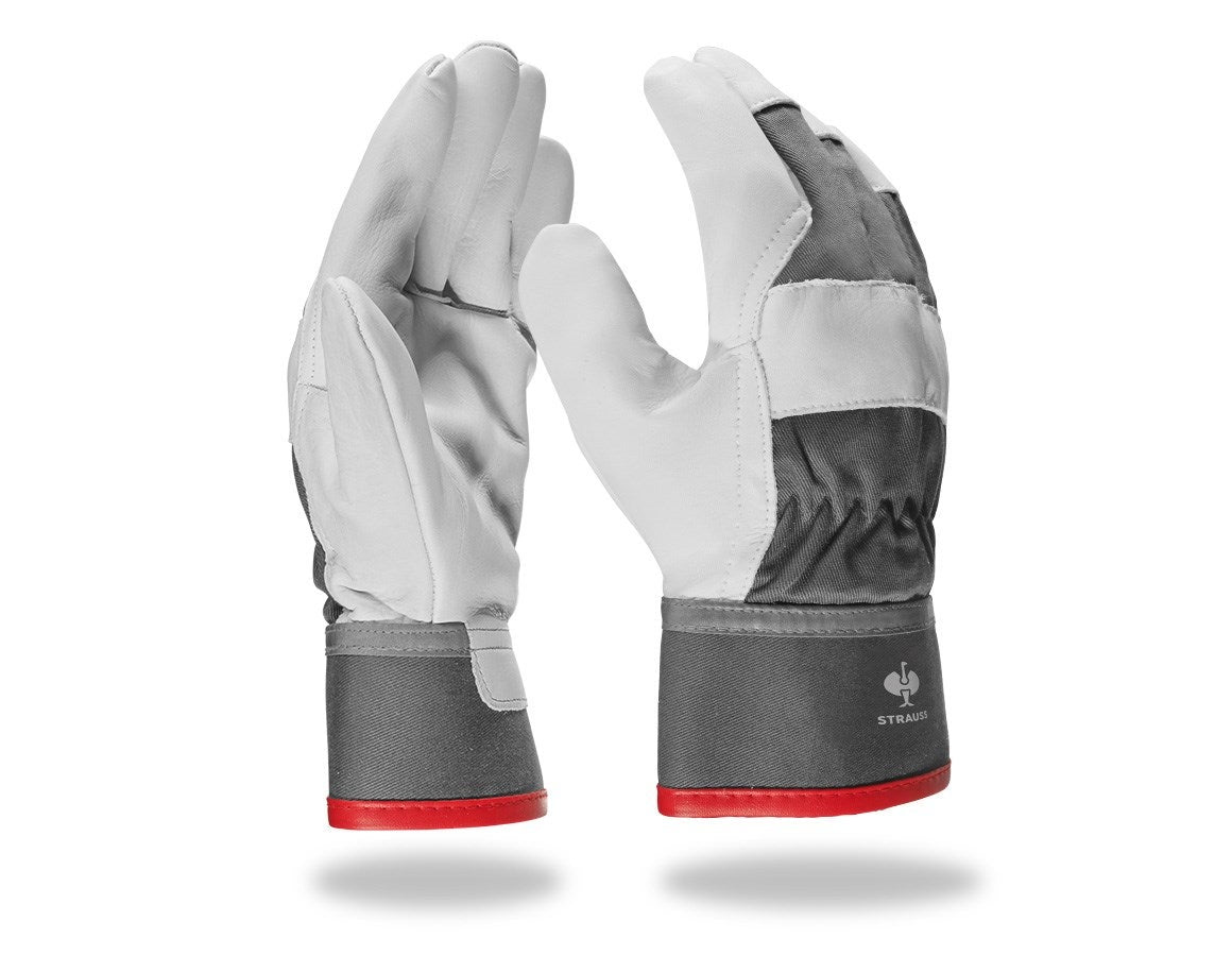 Primary image Grain leather gloves Platinum 9